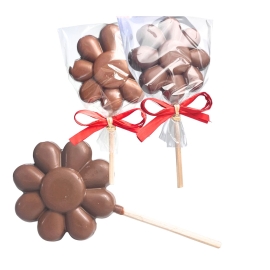 Lizak kwiatek czekolada mleczna 20g